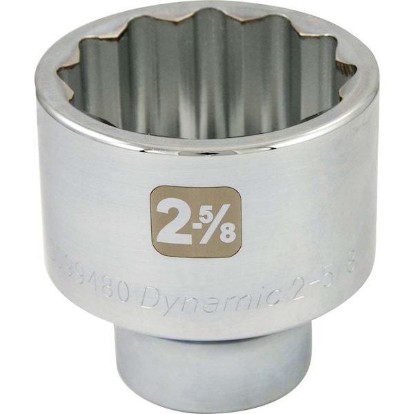 1" Drive, 2-5/8" SAE Socket, 6 Points